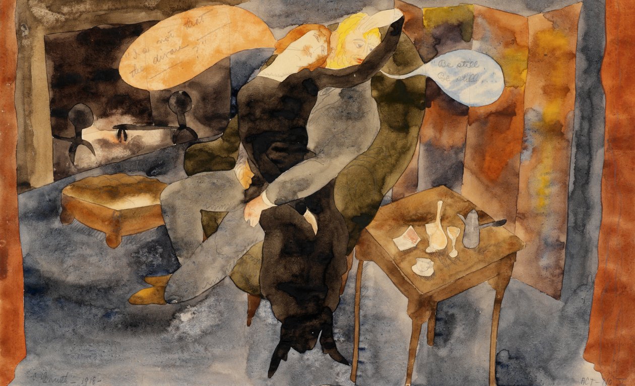 Zolas Pandora, 1918 (kağıt üzerinde wc) by Charles Demuth