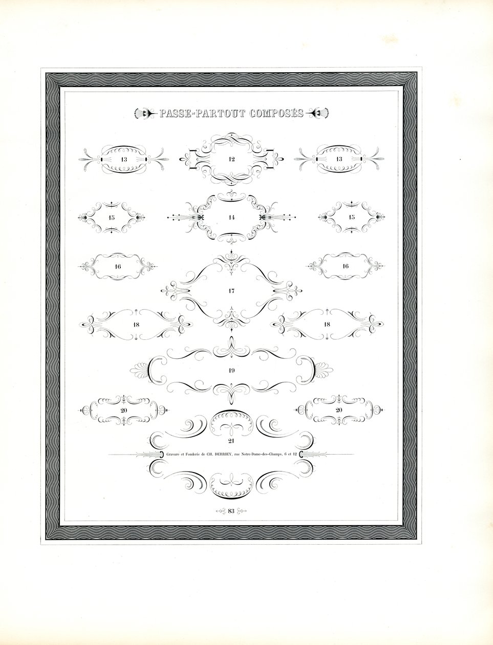 İlave Kartuş Unsurları (baskı) by Charles Derriey