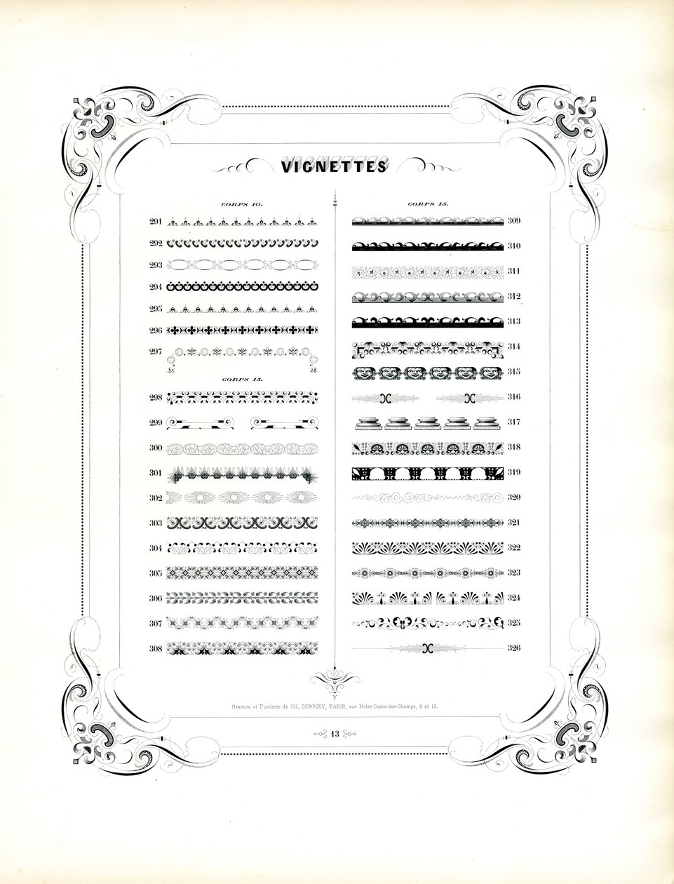 Süs Bordürleri ve Dekoratif Unsurlar (baskı) by Charles Derriey