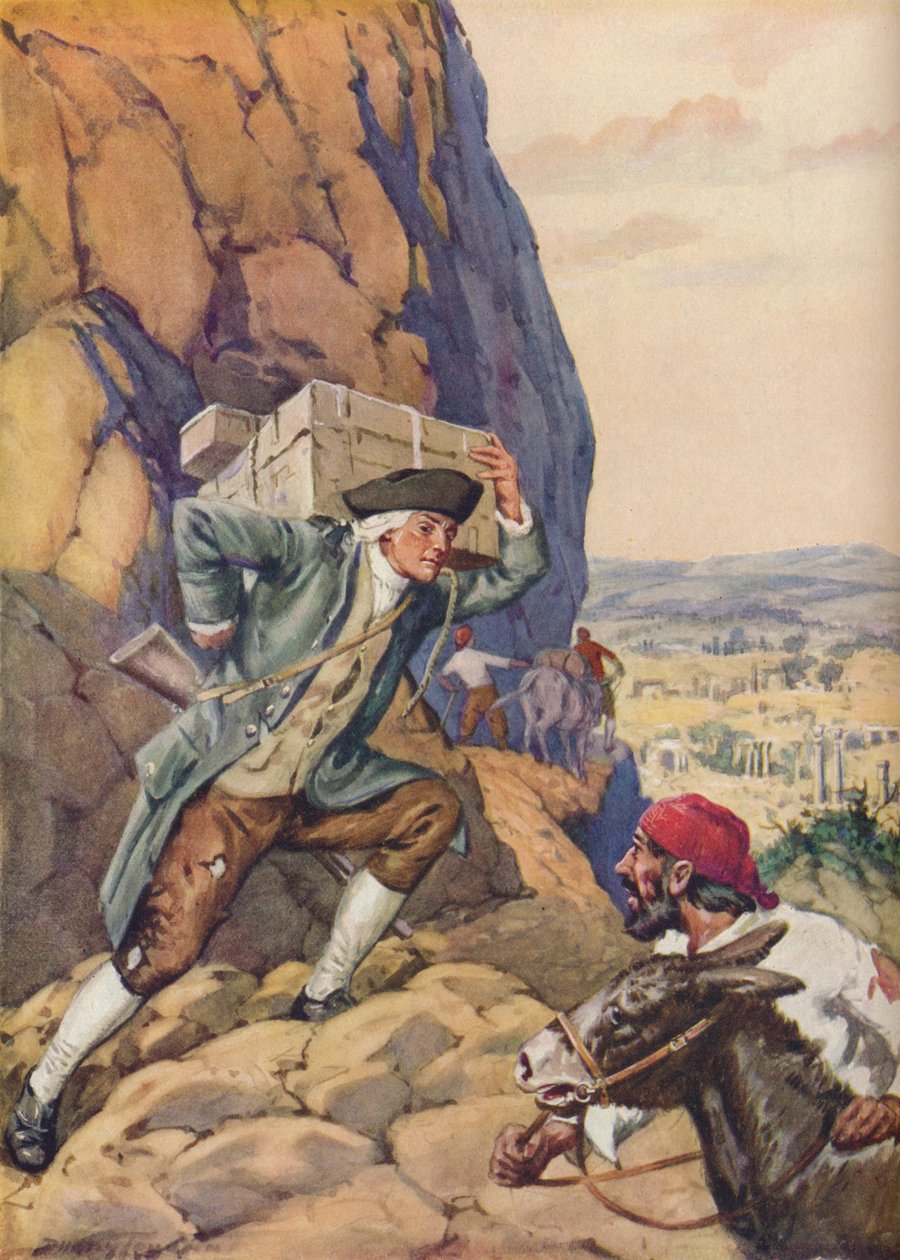James Bruce Takipçisine Yardım Eder, c1925 by Charles Dudley Tennant