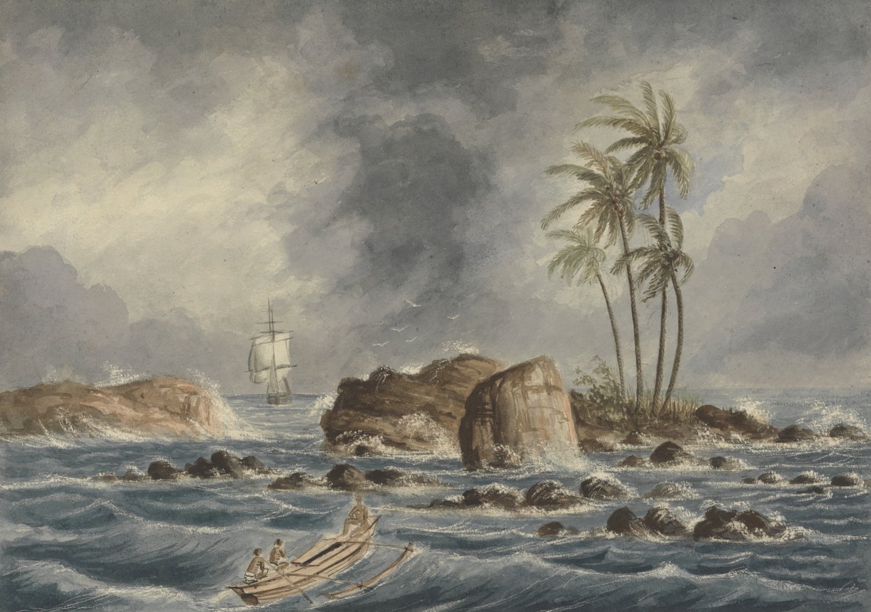 Galle Point, Seylan (Sri Lanka) by Charles Dyce