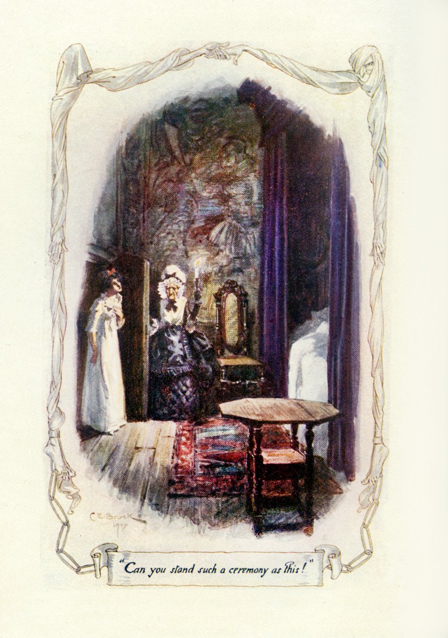 Böyle bir törene katılabilir misiniz, 1907 (illüstrasyon) by Charles Edmund Brock