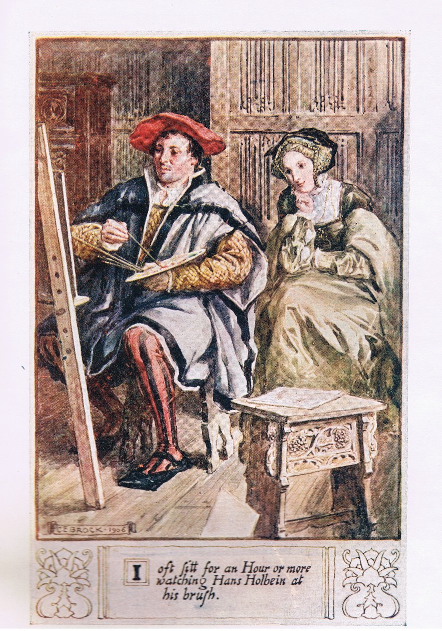 Fırçasının başında Hans Holbein