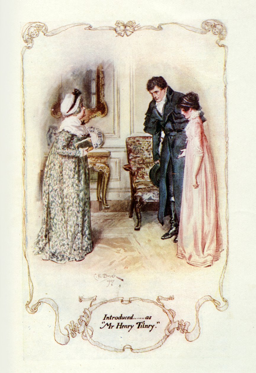 Bay Henry Tilney, 1907 olarak tanıtıldı..... (resim) by Charles Edmund Brock