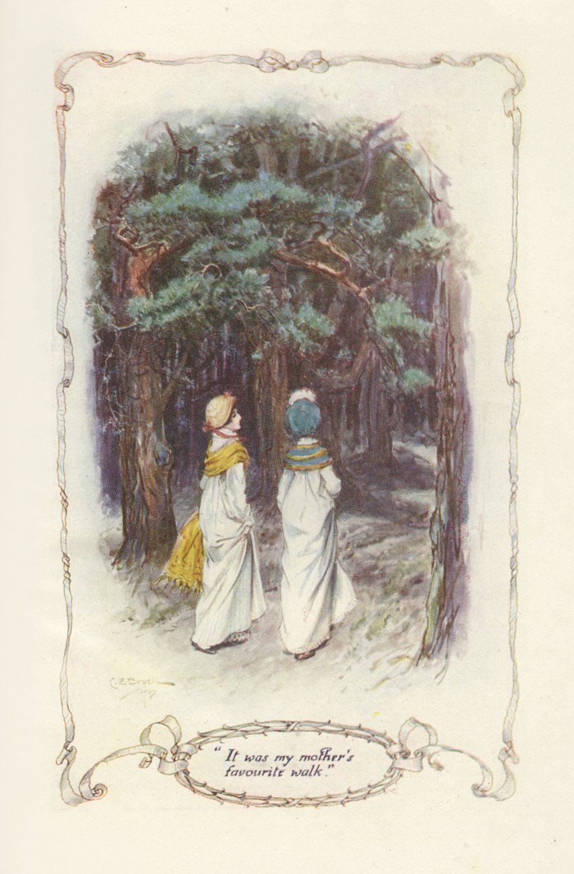 Annemin en sevdiği yürüyüştü, 1907 (illüstrasyon) by Charles Edmund Brock