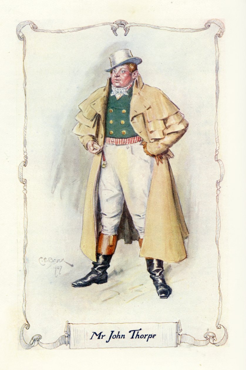 Bay John Thorpe, 1907 (resim) by Charles Edmund Brock