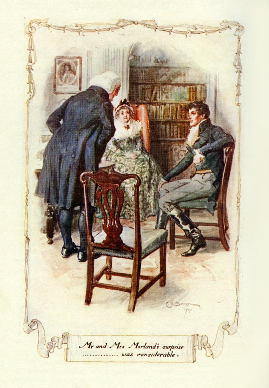 Bay ve Bayan Morlands sürprizi ......önemli idi, 1907 (resim) by Charles Edmund Brock