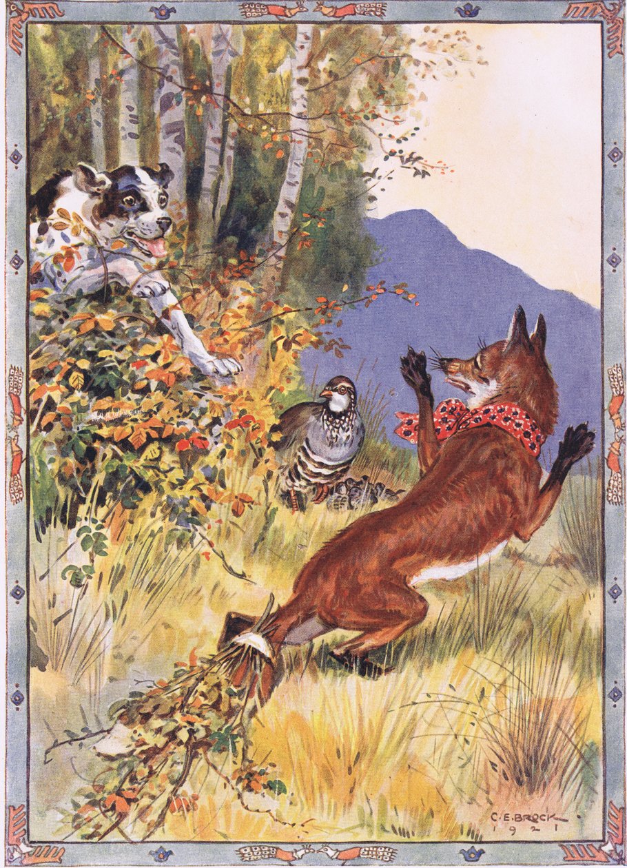 Köpek çalıların arasından fırladı, Musa Gaster (1856-1939) 1921