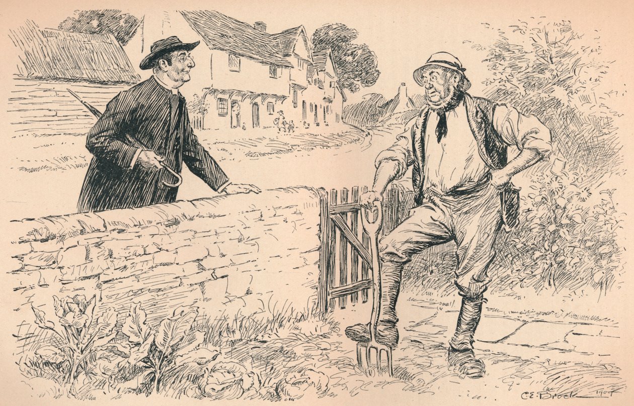 Papaz, 1909 by Charles Edmund Brock