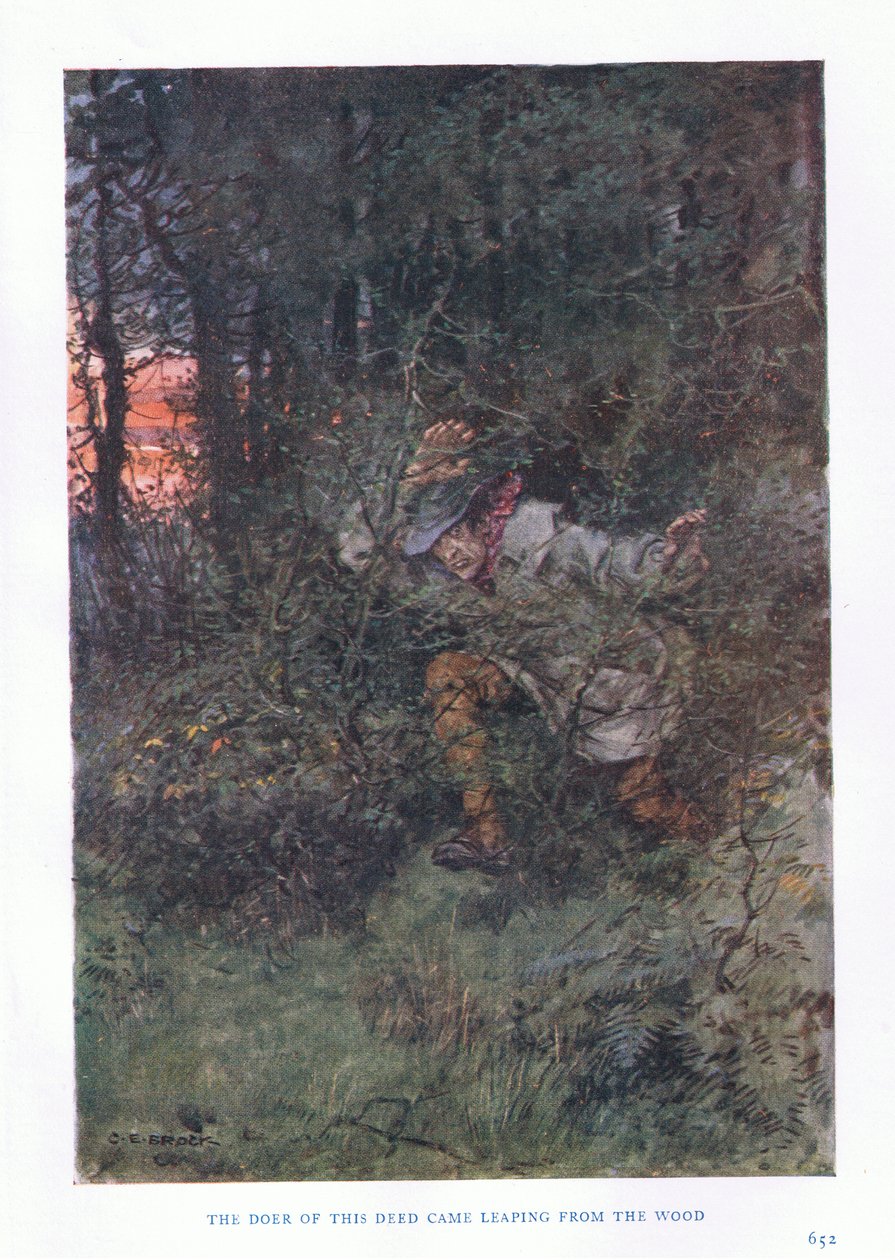 İşi yapan ağaçtan sıçrayarak geldi by Charles Edmund Brock