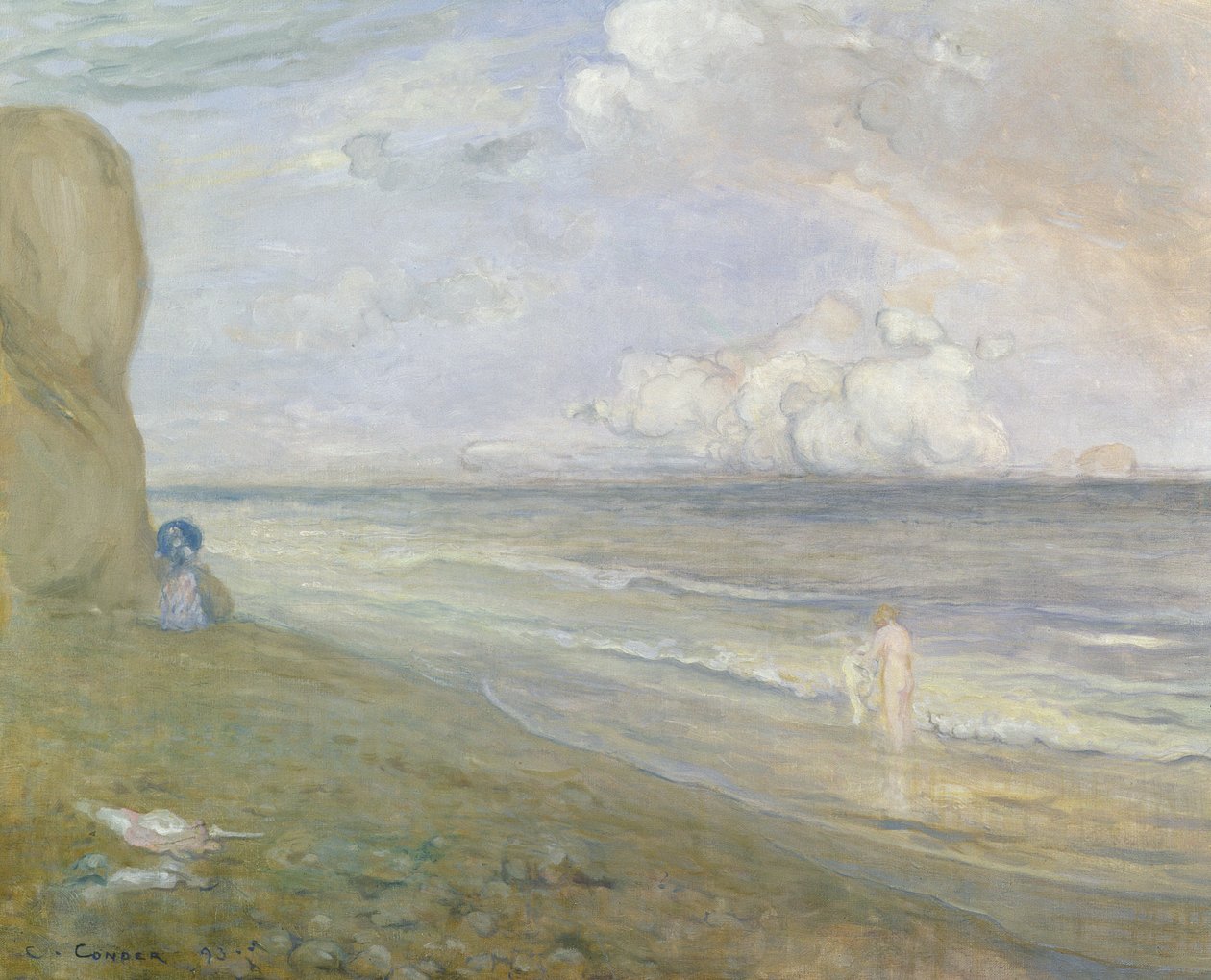 Kayalıklar, Dieppe by Charles Edward Conder