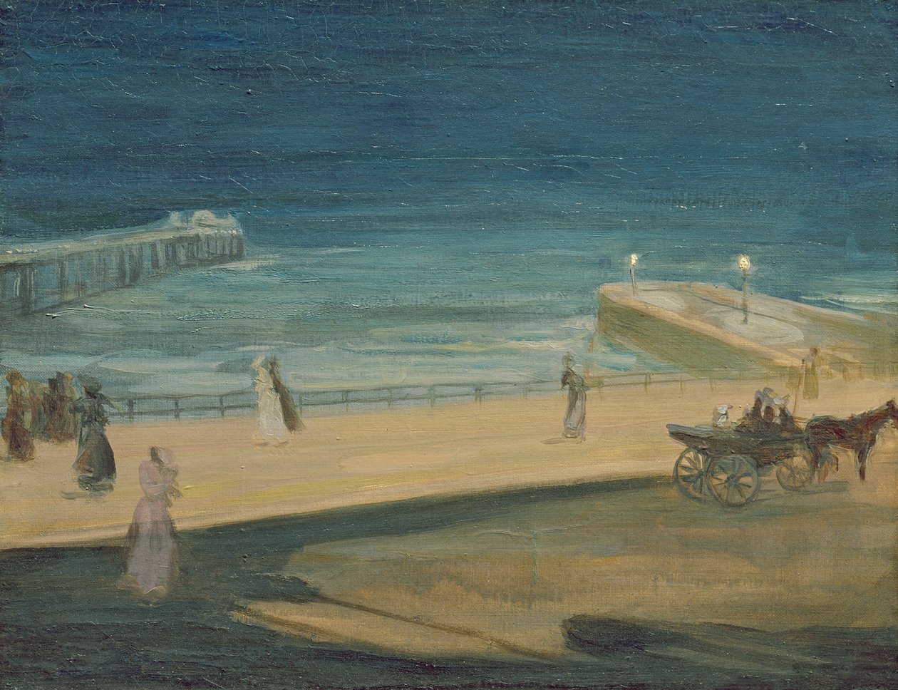 İskelede, Brighton by Charles Edward Conder