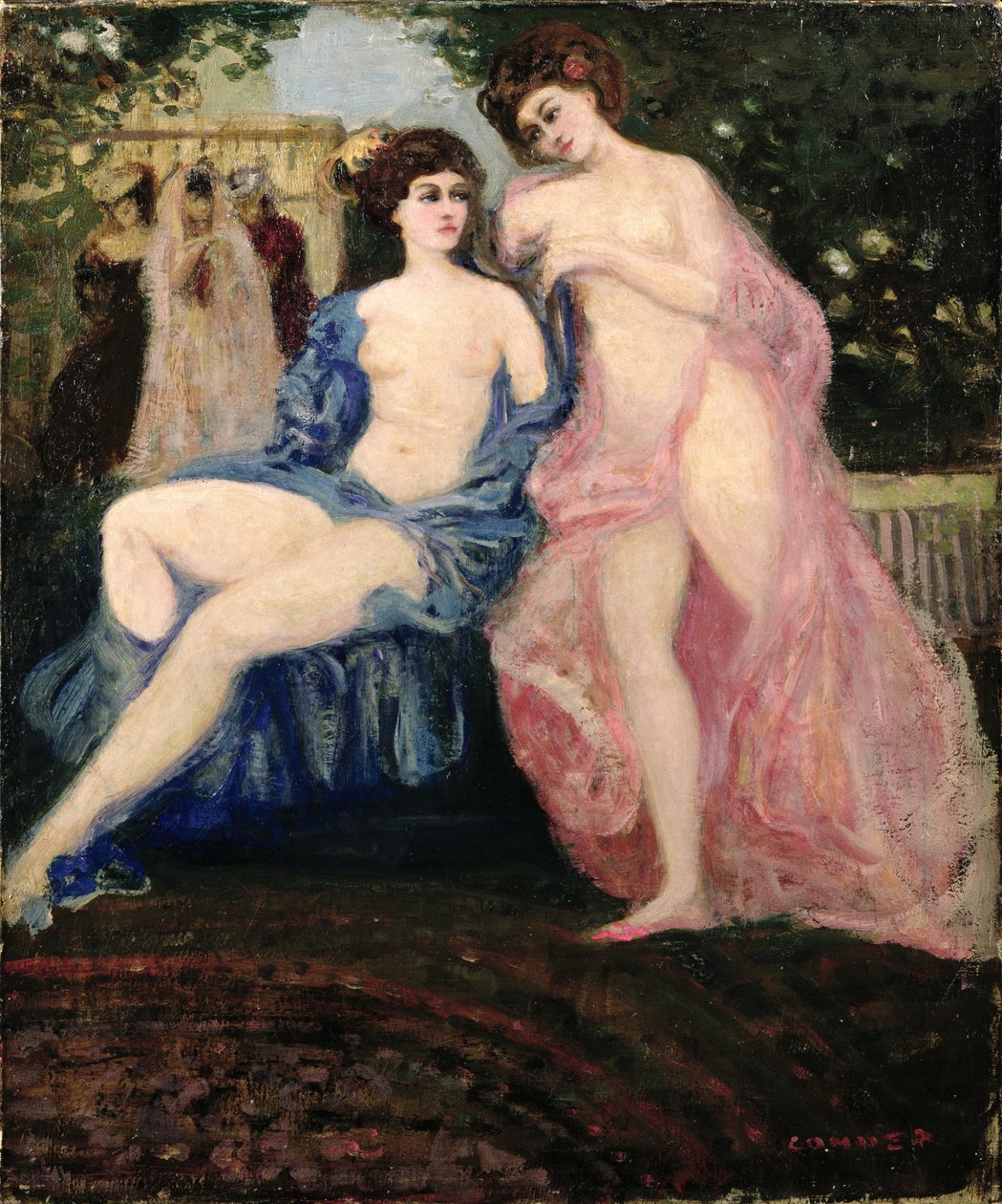 İki kadın by Charles Edward Conder