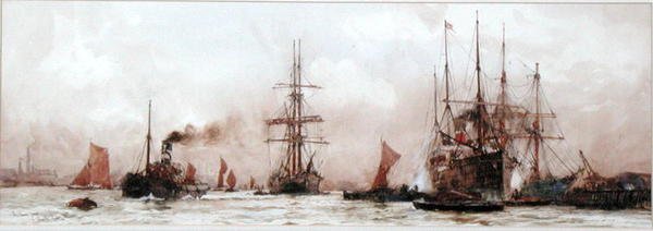 Alt Havuz, Londra by Charles Edward Dixon