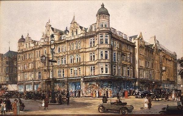 Eski Bina, Bourne ve Hollingsworth, Oxford Caddesi by Charles Edward Dixon