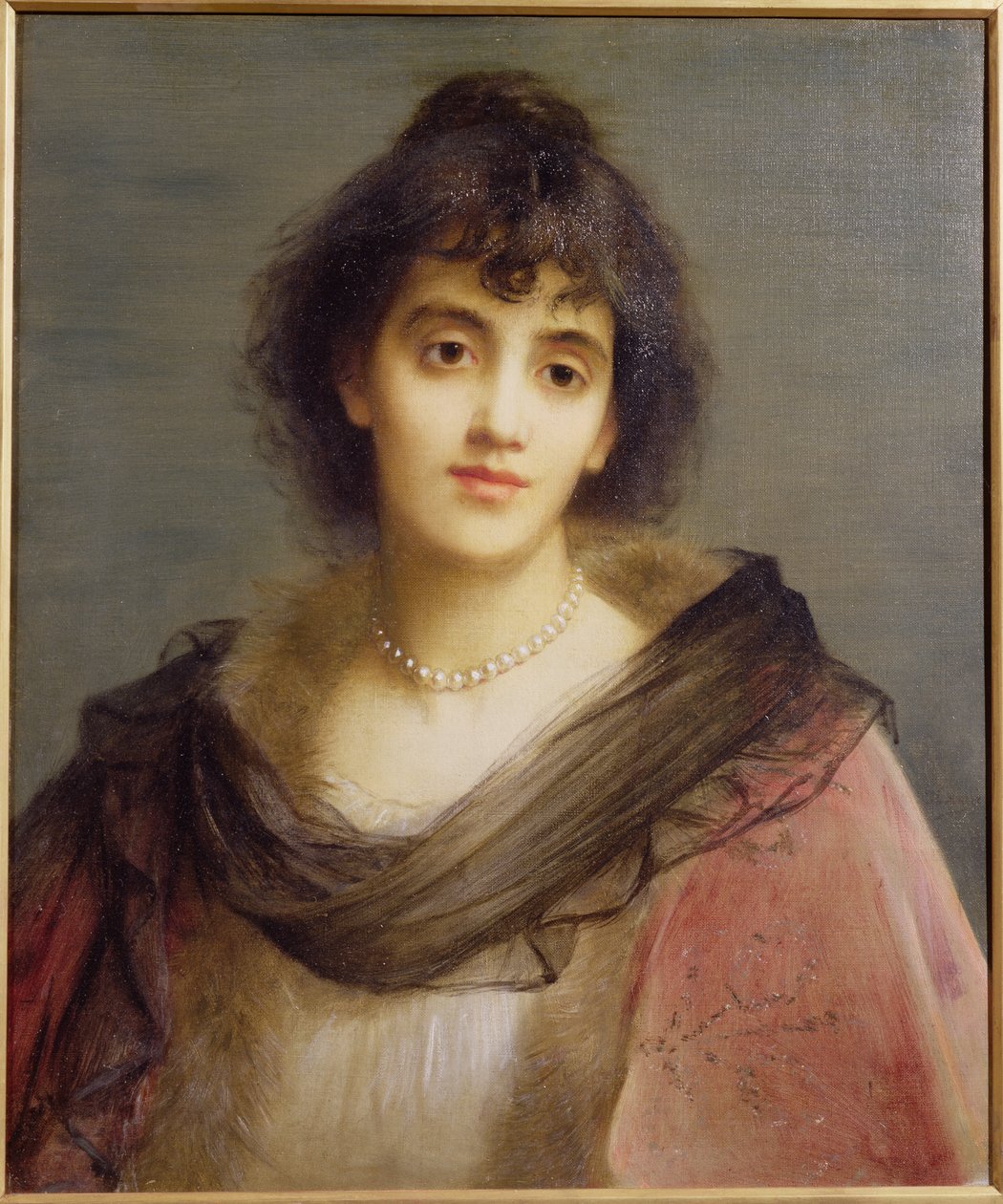 Bayan Patrick Campbell (1865-1940) by Charles Edward Halle