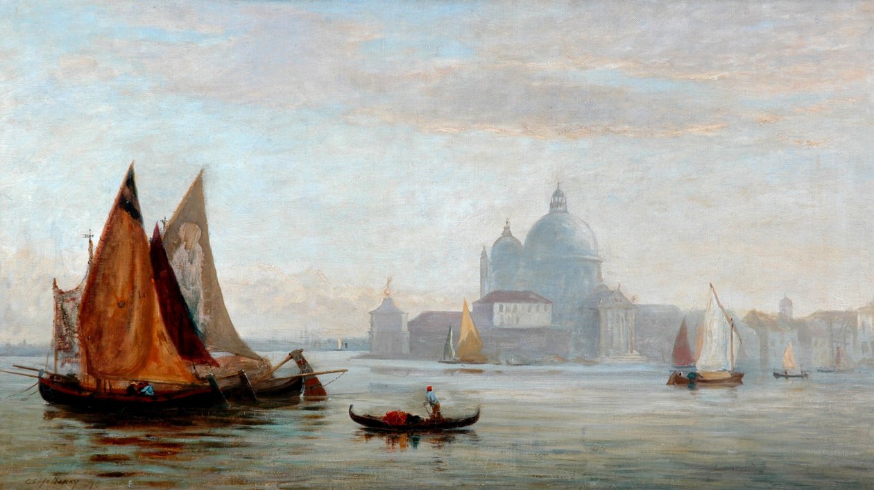 Santa Maria della Salute Kilisesi, Venedik, 1875 by Charles Edward Holloway