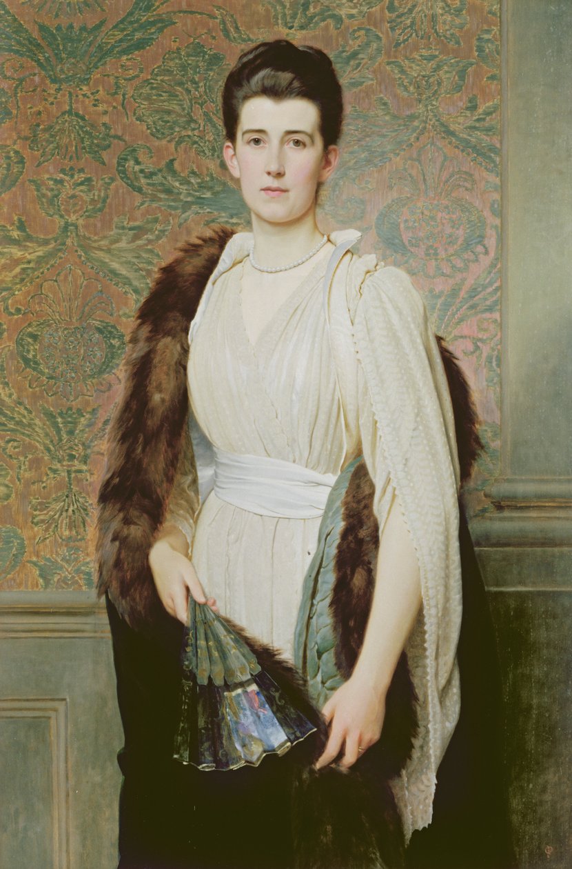 Bir Kadının Portresi by Charles Edward Perugini
