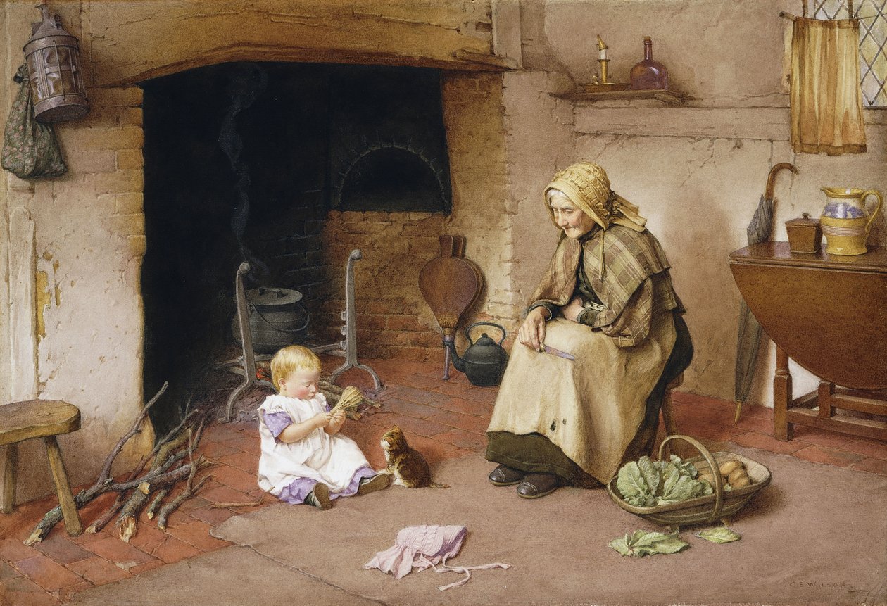 Büyükanne Ziyareti by Charles Edward Wilson