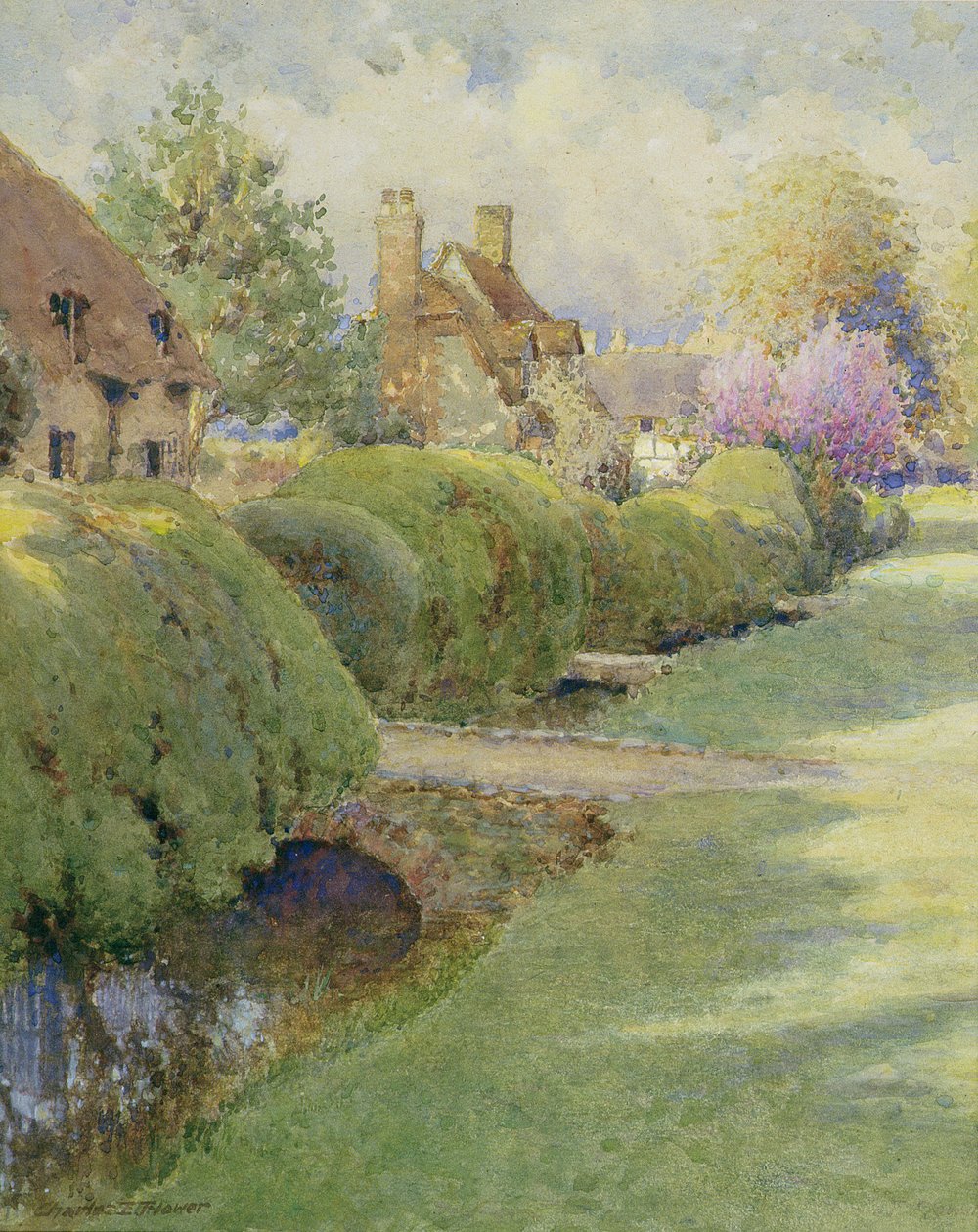 Kutu Çit, Warborough, Oxon by Charles Edwin Flower