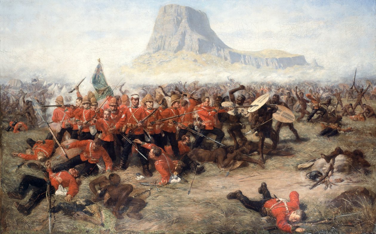 Isandlwana Savaşı, 22 Ocak 1879, c.1885 by Charles Edwin Fripp
