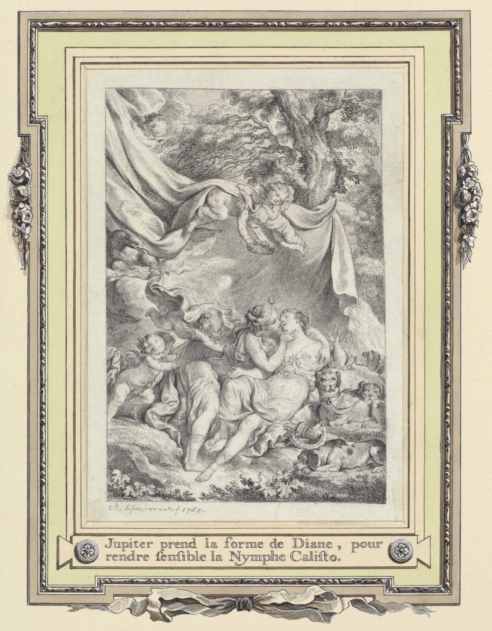 Jüpiter ve Callisto by Charles Eisen