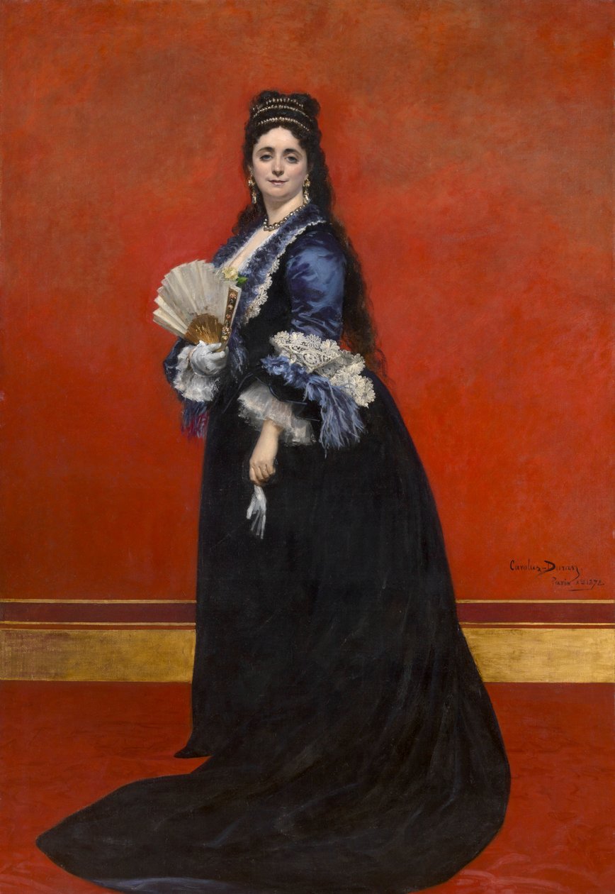 Madame de Rute, asıl adı Marie Laetitia Bonaparte-Wyse by Charles Emile Auguste Carolus Duran