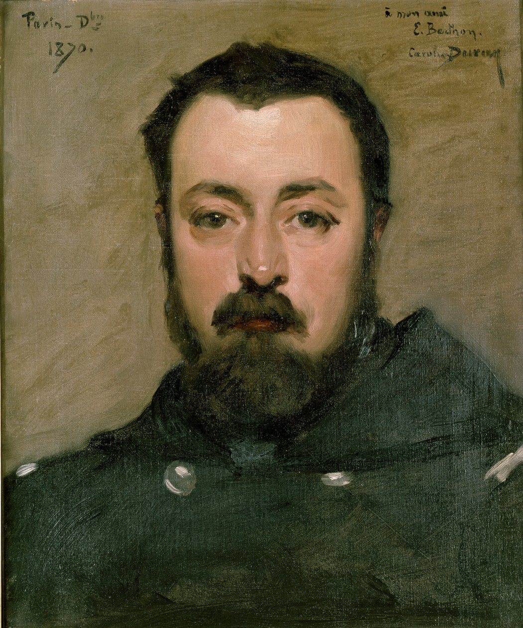 M. Berthon, 1870 by Charles Emile Auguste Carolus Duran
