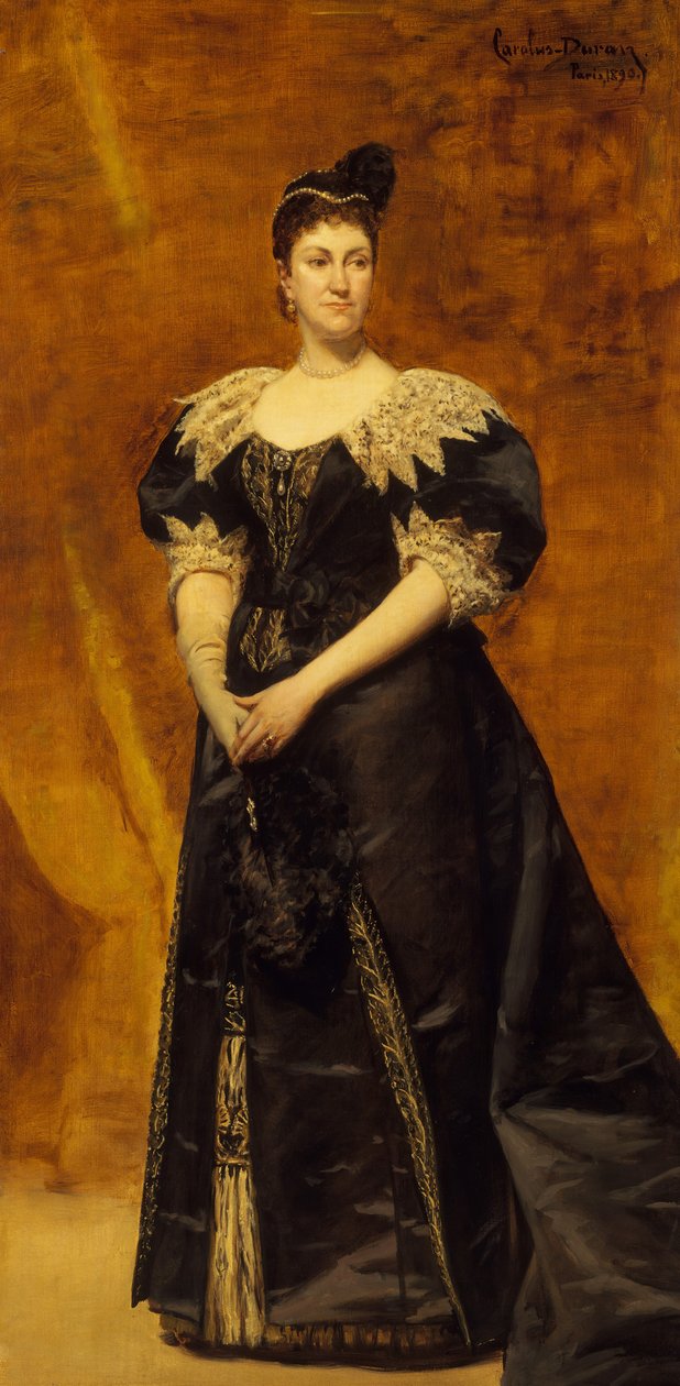 Bayan William Astor Caroline Webster Schermerhorn, 1831-1908, 1890. by Charles Emile Auguste Carolus Duran