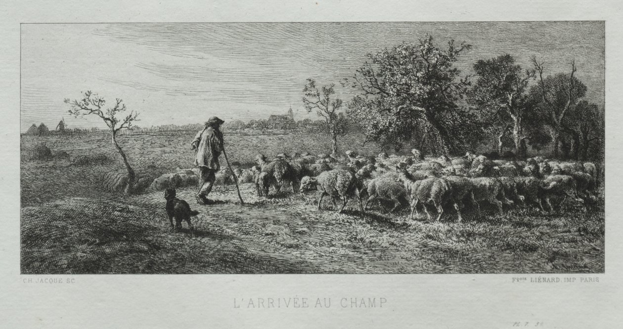 Alana Geliş by Charles Emile Jacque