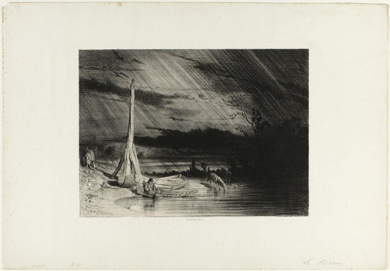 Balıkçı by Charles Emile Jacque