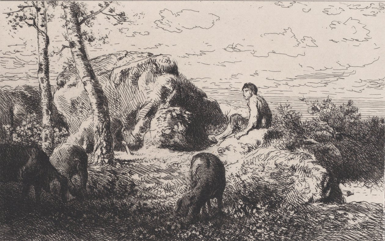 Müsrif Oğul, ca. 1868. by Charles Emile Jacque