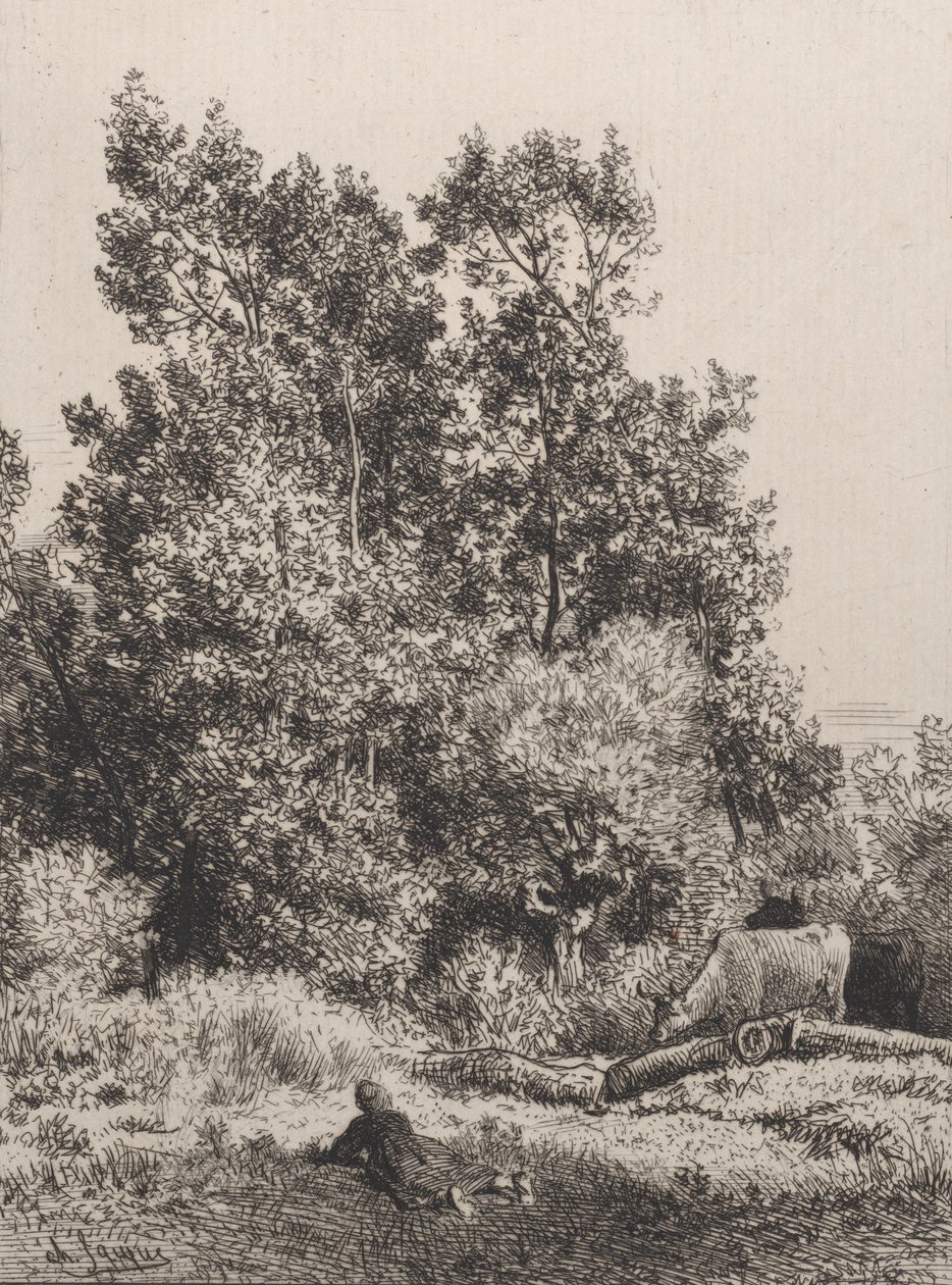 Manzara, 1864. by Charles Emile Jacque
