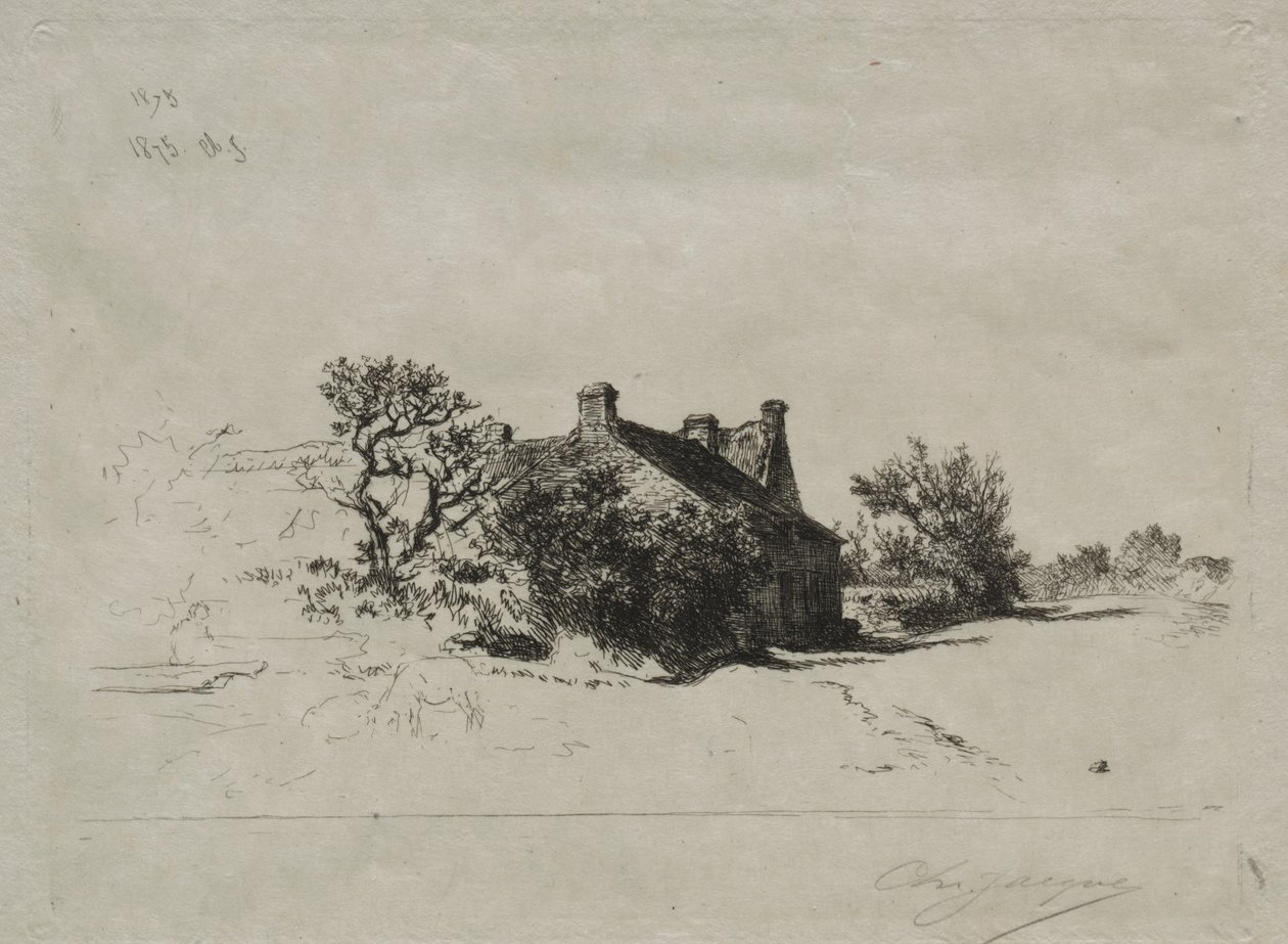 Küçük Kercassier Evleri by Charles Emile Jacque