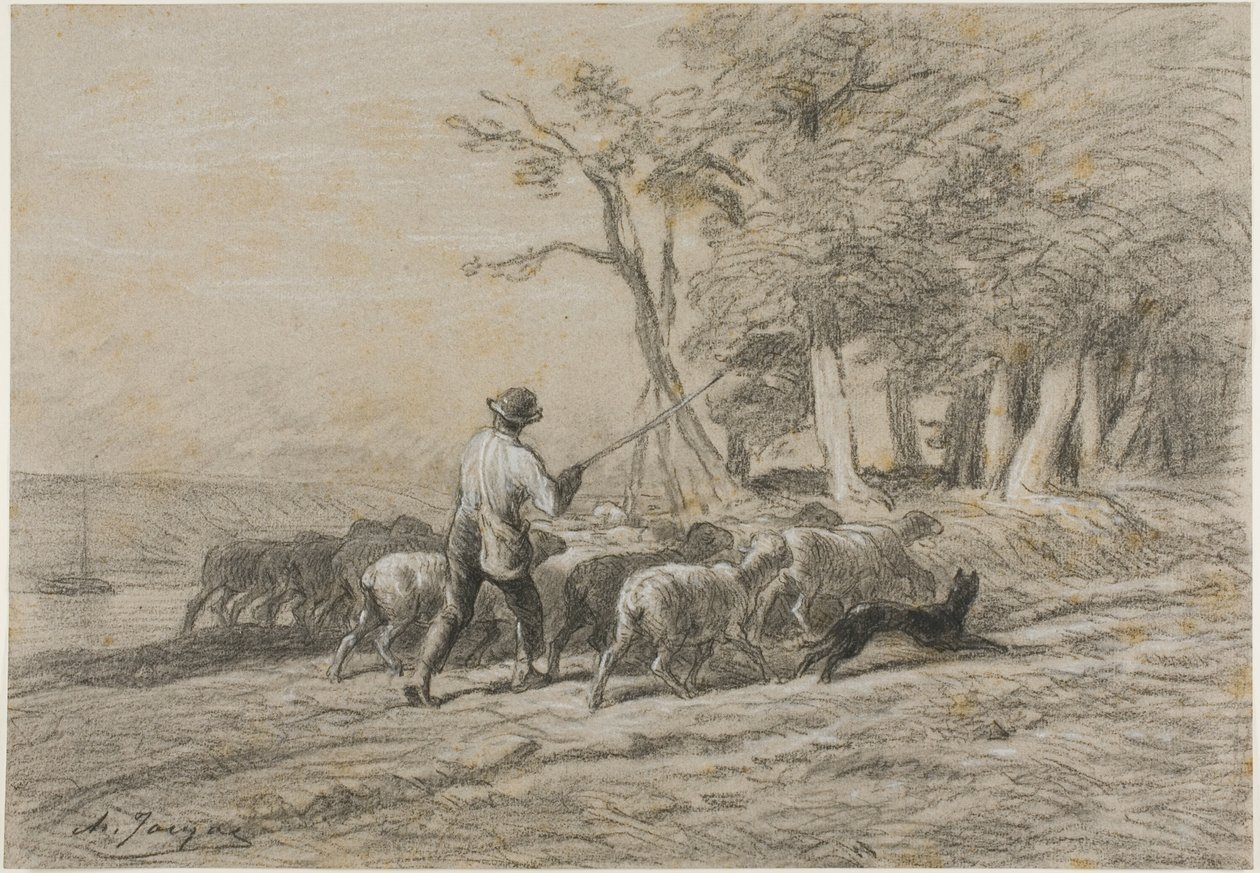  by Charles Emile Jacque