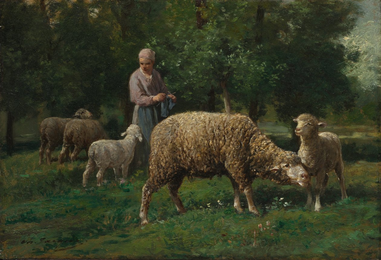  by Charles Emile Jacque