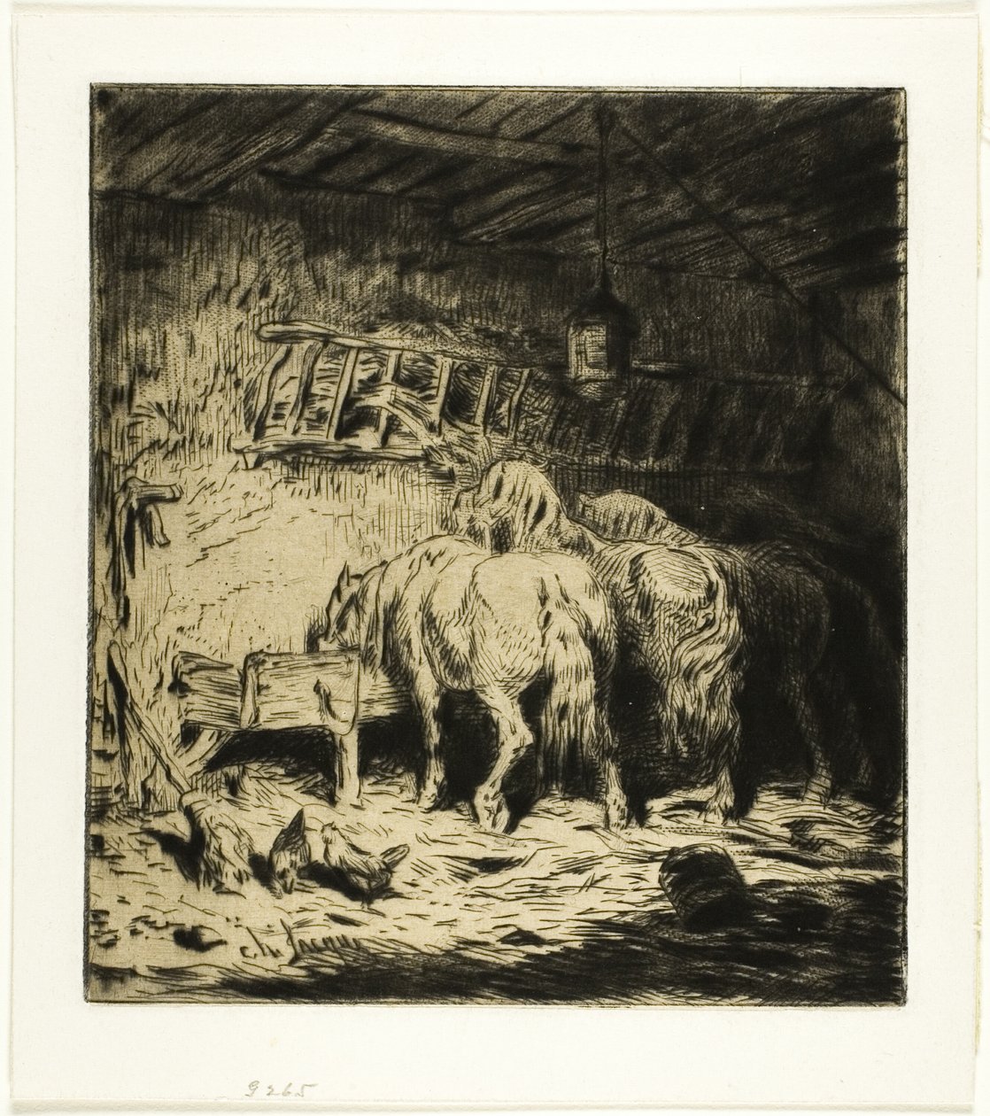 Kararlı by Charles Emile Jacque