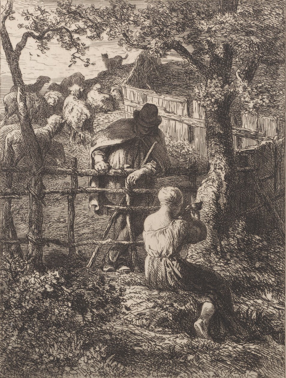 Yaz, 1864. by Charles Emile Jacque