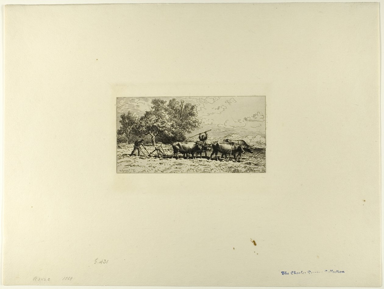Öküz Takımı by Charles Emile Jacque