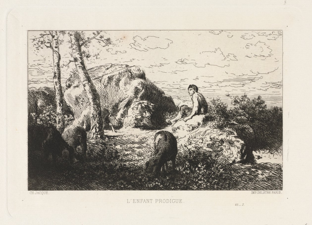 Müsrif Oğul by Charles Emile Jacque
