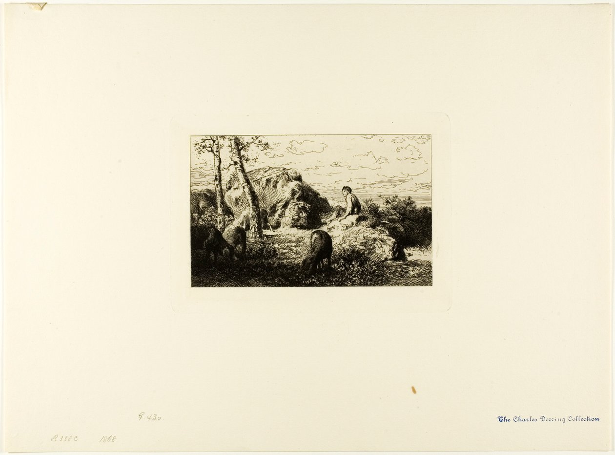 müsrif oğul by Charles Emile Jacque