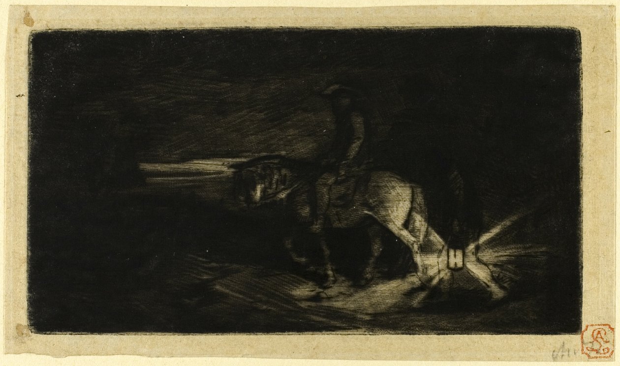 Binici by Charles Emile Jacque