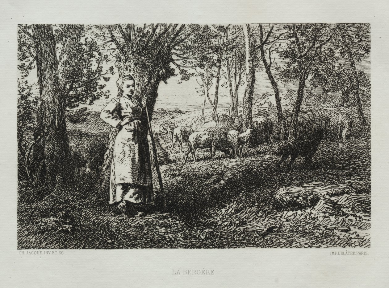Çoban by Charles Emile Jacque
