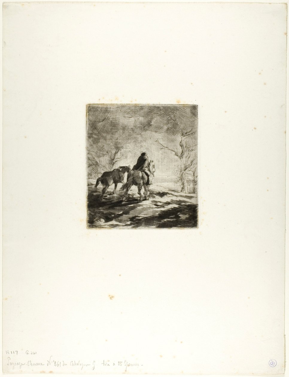 Atlı Gezgin by Charles Emile Jacque