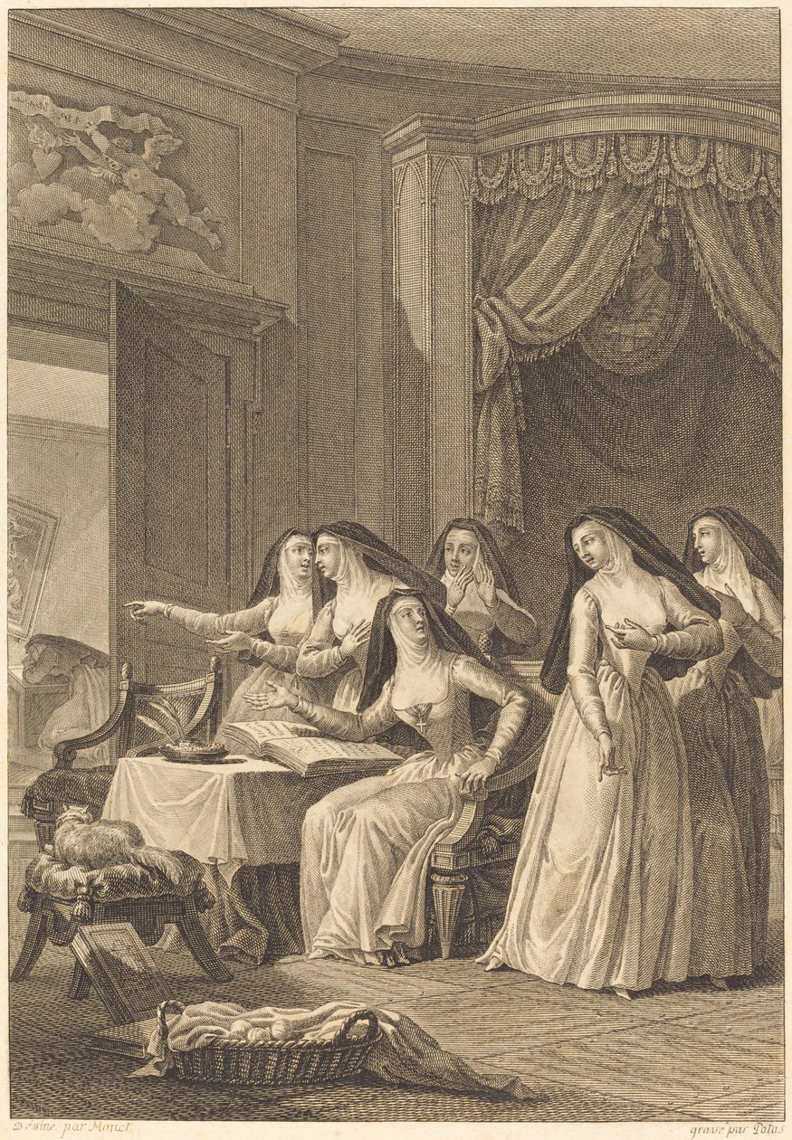 Rahibe Jane by Charles Emmanuel Patas after Charles Monnet
