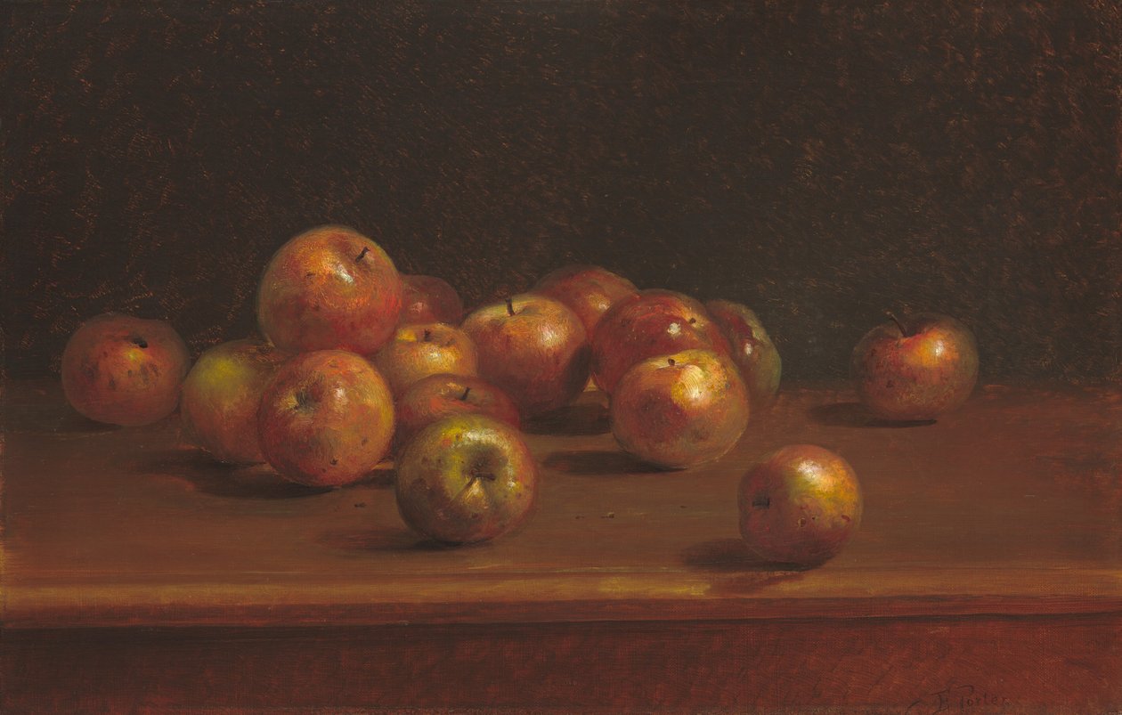 Elma ile Natürmort by Charles Ethan Porter