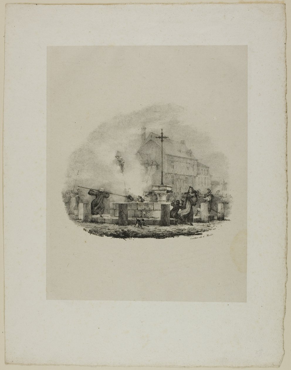 Bilinmeyen Dramatik Sahne by Charles Etienne Pierre Motte