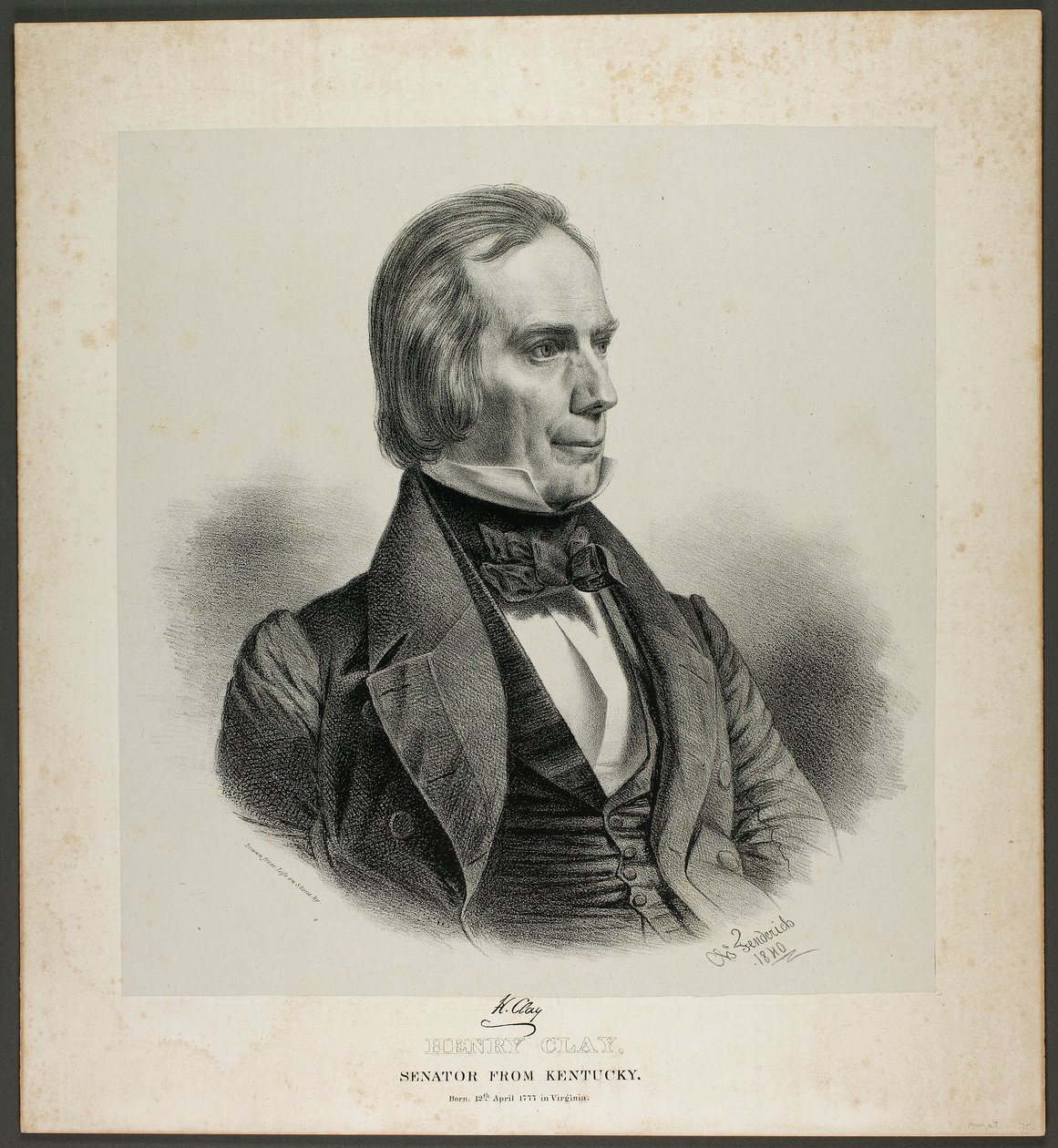 Henry Clay, Kentucky Senatörü by Charles Fenderich