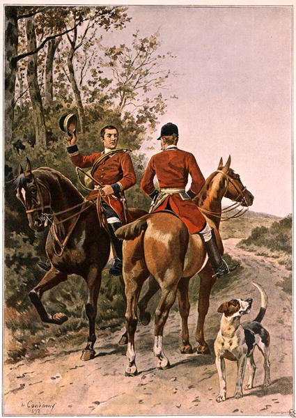 Rougeron-Vignerot tarafından kazınmış Rendez-Vous, 1892 by Charles Fernand de Condamy