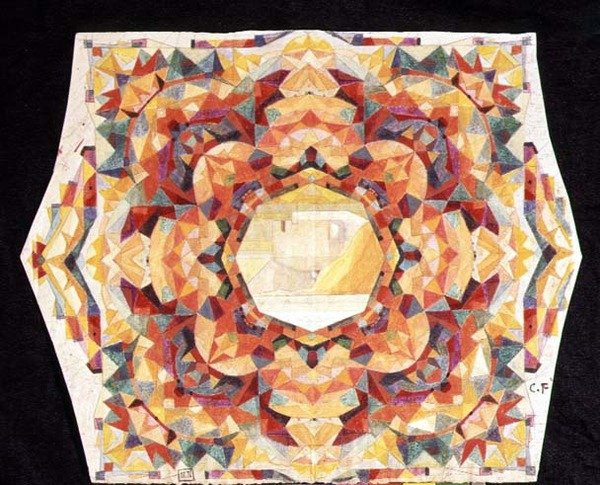 Kromatik Notasyon, c.1903 (kağıt üzerinde guaj) by Charles Filiger